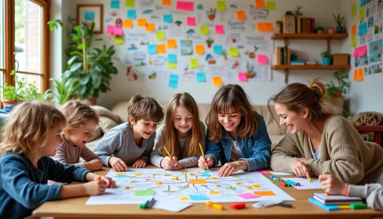 découvrez comment animer un après-midi en famille avec des cartes mentales créatives et des jeux de piste amusants à domicile. stimulez l'imagination et la collaboration de tous les membres de la famille tout en passant un moment inoubliable ensemble.