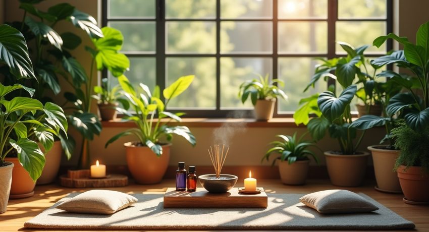 découvrez comment aménager un coin méditation apaisant et végétal en utilisant des plantes dépolluantes et les bienfaits de l'aromathérapie. transformez votre espace en un sanctuaire de bien-être, propice à la détente et à la sérénité.